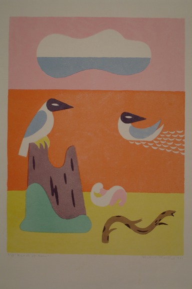 Beach at Noon 1980 (Silkscreen)