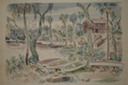 Fishing Camp Braden River 2  (Watercolor) 1940-50's