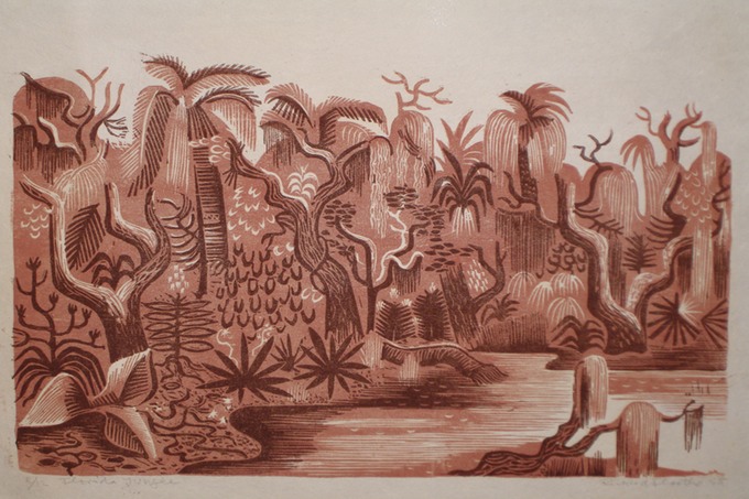 Florida Jungle (Silkscreen) 1955