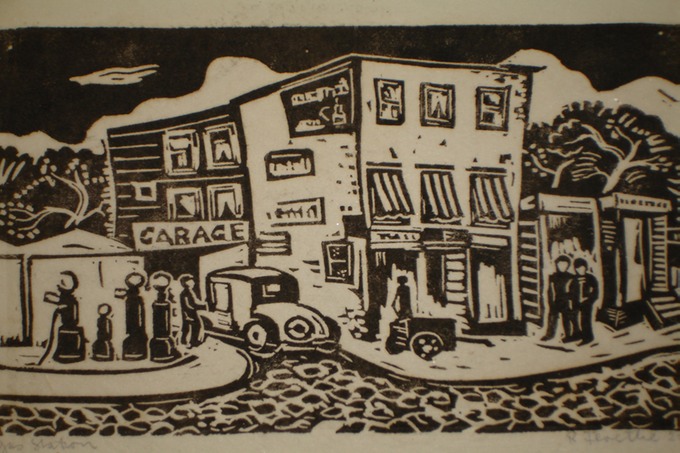 Gas Station  Silkscreen 1928