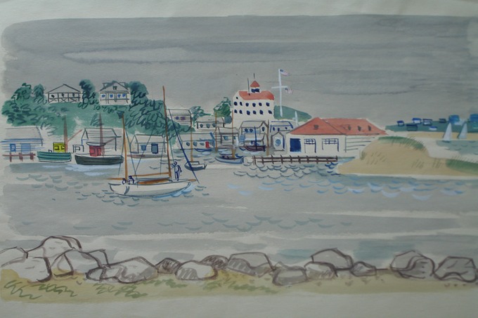 Martha's Vineyard #10 (Watercolor)  1956-57