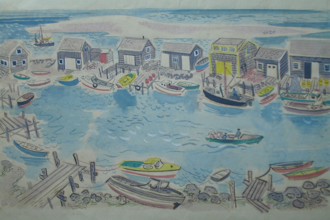 Martha's Vineyard #2 (Watercolor) 1956-57