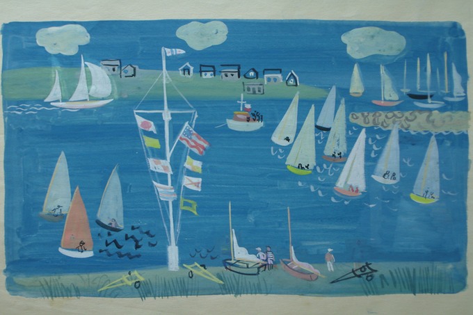 Martha's Vineyard #8 (Watercolor) 1956-57