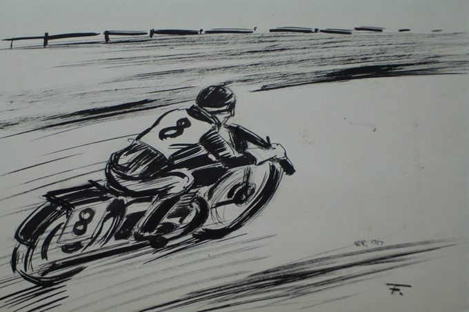 Motorcycle Racer Germany 1927