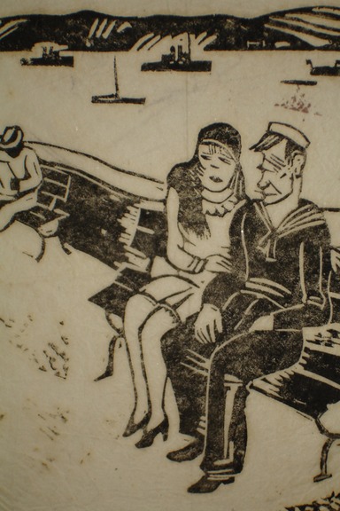 Riverside Dr NY Silkscreen 1928